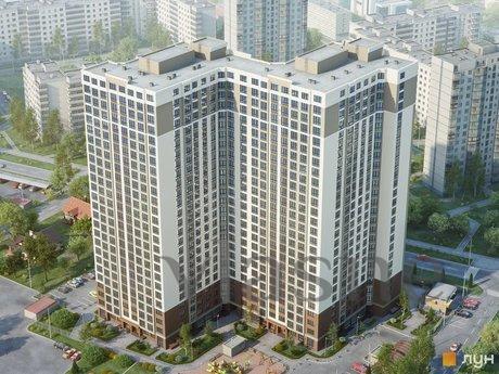 Однокомнатная квартира с двумя сан. узлами и балконом в ново
