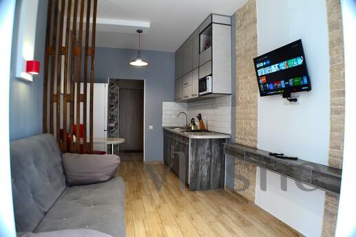 Daily, hourly, weekly, own apartment with designer renovatio
