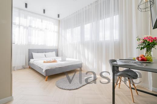 Species studio apartment in a new reside, Kyiv - apartment by the day