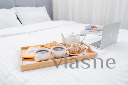 "For daily rent a spacious and bright studio apartment,