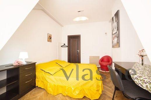 The apartments are in the center with breakfast included in 