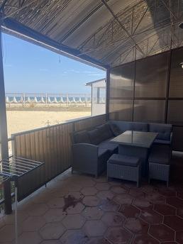 Rent a cottage on the sand, 1st line by the sea, Gribovka - apartment by the day
