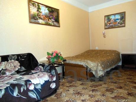 The apartment is located in the central district of Kiev, on