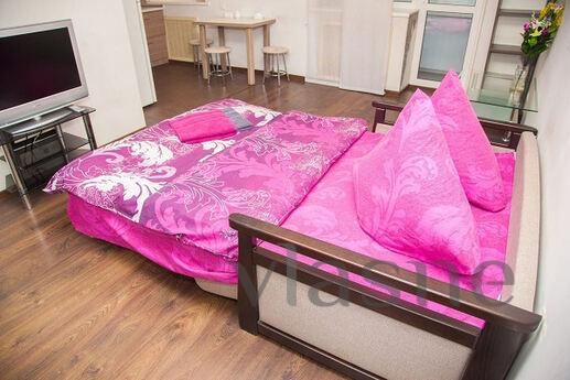 Daily rent 1-room semi-suite Ukrainskaya st., Zaporizhzhia - apartment by the day