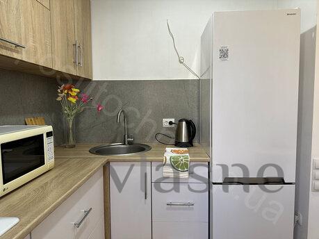 1 room Lux studio, Patrioticheskaya st., 56a, Zaporizhzhia - apartment by the day