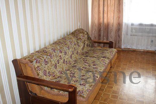 The apartment is renovated, walls: wallpaper, floors are cov